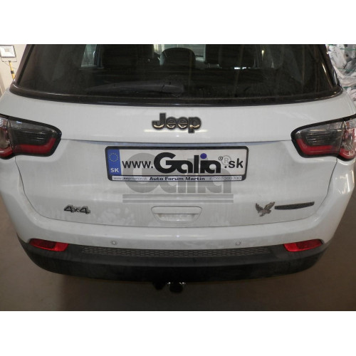 J011A GALIA Полностью оцинкованный фаркоп на Jeep Renegade 2014-, FIAT 500X 2014-, Jeep Compass 2017-. Тип шара: A. Требуется вырез в бампере. Нагрузки: 1750/100 кг, масса фаркопа 16,52 кг