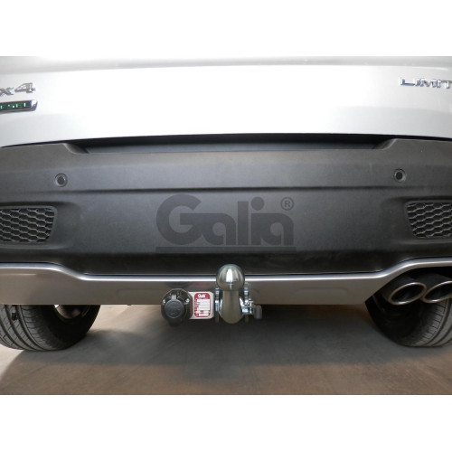 J011A GALIA Полностью оцинкованный фаркоп на Jeep Renegade 2014-, FIAT 500X 2014-, Jeep Compass 2017-. Тип шара: A. Требуется вырез в бампере. Нагрузки: 1750/100 кг, масса фаркопа 16,52 кг