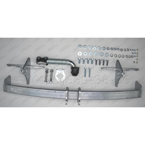 J011A GALIA Полностью оцинкованный фаркоп на Jeep Renegade 2014-, FIAT 500X 2014-, Jeep Compass 2017-. Тип шара: A. Требуется вырез в бампере. Нагрузки: 1750/100 кг, масса фаркопа 16,52 кг