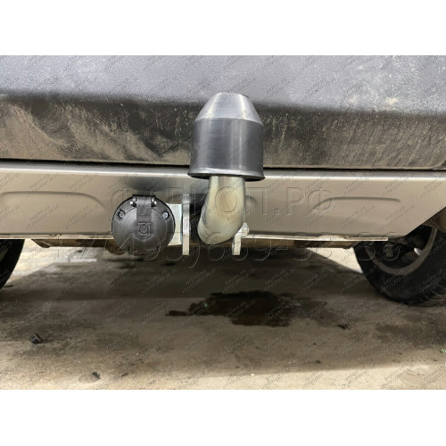 J011A GALIA Полностью оцинкованный фаркоп на Jeep Renegade 2014-, FIAT 500X 2014-, Jeep Compass 2017-. Тип шара: A. Требуется вырез в бампере. Нагрузки: 1750/100 кг, масса фаркопа 16,52 кг