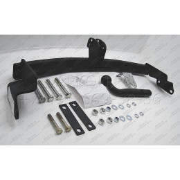 JW 02 AVTOS Фаркоп на Jeep Compass 2006-2017, Jeep Liberty 2006-2016. Требуется подрезка бампера. Тип шара: A. Нагрузки: 1500/75 кг, масса фаркопа 16 кг (без электрики в комп