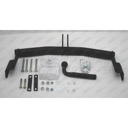 JW 02 AVTOS Фаркоп на Jeep Compass 2006-2017, Jeep Liberty 2006-2016. Требуется подрезка бампера. Тип шара: A. Нагрузки: 1500/75 кг, масса фаркопа 16 кг (без электрики в комп