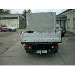 K-032 STEINHOF Фаркоп на Kia K2500 бортовой 2004-, Kia Bongo III 2006- без снятия и подрезки бампера. Тип шара: A. Нагрузки: 1400/56 кг, масса фаркопа 19,5 кг (без электрик