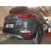 K046C GALIA Полностью оцинкованный фаркоп на Kia Sportage IV рестайл 2018-2022, в т.ч. GT Line. Тип шара: C (горизонтальный съемный). Установка без выреза бампера. Нагрузки: 2200/100 кг, масса фаркопа 17,87 кг