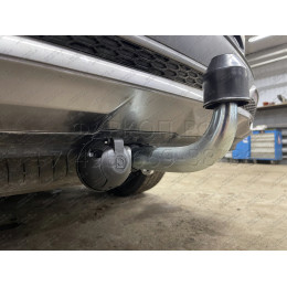 K050A GALIA Полностью оцинкованный фаркоп на Kia Sorento MQ4 2020-, Hyundai Santa Fe 2020-2023. Тип шара: A. Невидимый вырез бампера. Нагрузки: 2600/120 кг, масса фаркопа 17,25