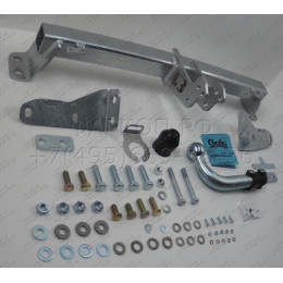 K050A GALIA Полностью оцинкованный фаркоп на Kia Sorento MQ4 2020-, Hyundai Santa Fe 2020-2023. Тип шара: A. Невидимый вырез бампера. Нагрузки: 2600/120 кг, масса фаркопа 17,25