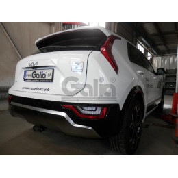 K051C GALIA Полностью оцинкованный фаркоп на Kia Niro 2021-. Тип шара: C (горизонтальный съемный). Невидимый вырез бампера. Нагрузки: 1350/100 кг, масса фарк
