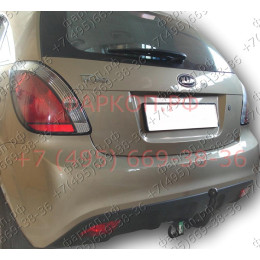 K108-A Лидер-плюс ТСУ для Kia Rio хетчбек 2005-2011 без выреза бампера. Нагрузки: 1100/75 кг, масса фаркопа 12,88 кг (без электрики в комплекте)