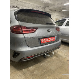 K125-BA TAVIALS ТСУ для Kia Ceed универсал 2019-, Kia Proceed 2019- без снятия и выреза бампера. Тип шара: C (оцинкованный, съемный). Нагрузки: 1200/75 кг, масса фаркопа