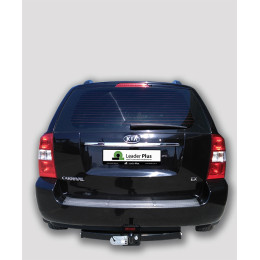 K128-F Лидер-плюс ТСУ для Kia Carnival III 2006-2014 без снятия и выреза бампера. Тип шара: F. Нагрузки: 2000/100 кг, масса фаркопа 24,16 кг (без электрики в комплек