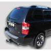 K128-F Лидер-плюс ТСУ для Kia Carnival III 2006-2014 без снятия и выреза бампера. Тип шара: F. Нагрузки: 2000/100 кг, масса фаркопа 24,16 кг (без электрики в комплекте)