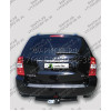 K128-F Лидер-плюс ТСУ для Kia Carnival III 2006-2014 без снятия и выреза бампера. Тип шара: F. Нагрузки: 2000/100 кг, масса фаркопа 24,16 кг (без электрики в комплекте)