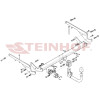 M-066 STEINHOF Фаркоп на Mazda CX-9 2017-2024, Mazda CX-8 2018- без подрезки бампера. Тип шара: AV (вертикальное быстросъемное крепление шара на ключе). Нагрузки: 2500/120 кг, масса фаркопа 20 кг (без электрики в комплекте)