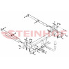 M-142 STEINHOF Фаркоп на Mercedes GL-Class x166 2012-2016, Mercedes GLS-Class x166 2016-2019, Mercedes GL-Class x164 2006-2012 без подрезки бампера. Тип шара: A. Нагрузки: 3500/140 кг, масса фаркопа 32,6 кг (без электрики в комплекте)