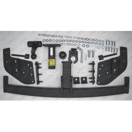 M-333 STEINHOF Фаркоп на Mitsubishi L200 2015-2023, FIAT Fullback 2015-2019 без подрезки бампера. Тип шара: FE (шаровый узел под американский квадрат с фланцевым шаром). На