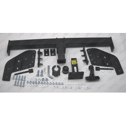 M-333 STEINHOF Фаркоп на Mitsubishi L200 2015-2023, FIAT Fullback 2015-2019 без подрезки бампера. Тип шара: FE (шаровый узел под американский квадрат с фланцевым шаром). На