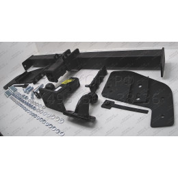 M-333 STEINHOF Фаркоп на Mitsubishi L200 2015-2023, FIAT Fullback 2015-2019 без подрезки бампера. Тип шара: FE (шаровый узел под американский квадрат с фланцевым шаром). На