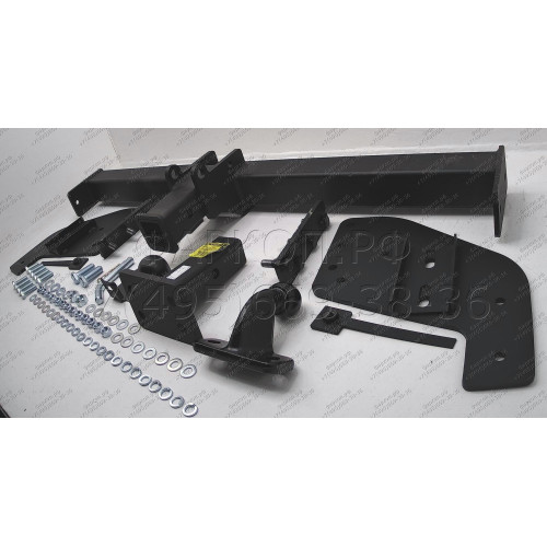 M-333 STEINHOF Фаркоп на Mitsubishi L200 2015-2023, FIAT Fullback 2015-2019 без подрезки бампера. Тип шара: FE (шаровый узел под американский квадрат с фланцевым шаром). Нагрузки: 3100/150 кг, масса фаркопа 31,7 кг (без электрики в комплекте)