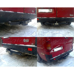 M.007 IMIOLA Фаркоп Mercedes Sprinter 3550 мм / 4025 мм фургон 1995-2006, а также Sprinter Classic 2013- без ступеньки / Volkswagen LT 28-35 3550 мм / 4025 мм 1995-2006 без ступеньки. Без выреза 