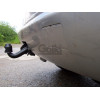 M029A GALIA Полностью оцинкованный фаркоп на Mercedes M-Class w163 1998-2005 (запасное колесо под бампером). Подрозетник убирается за бампер. Тип шара: F. Без выреза бампера. Нагрузки: 3500/140 кг, масса фаркопа 13 кг