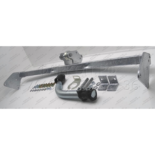 M070A GALIA Полностью оцинкованный фаркоп на Mitsubishi Space Star 1998-2005. Тип шара: A. Невидимый вырез бампера. Нагрузки: 1500/75 кг, масса фаркопа 12,42 кг