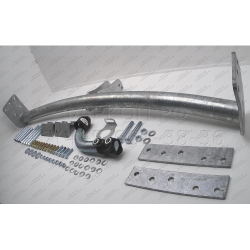 M080A GALIA Полностью оцинкованный фаркоп на Mazda MPV 1999-2006. Особенности: 7-местный - не подходит на модель Karakuri. Тип шара: A. Установка без снятия и выреза бампера. Нагрузки: 2350/85 кг, масса фаркопа 16,25 кг