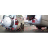 M082A GALIA Полностью оцинкованный фаркоп на Mitsubishi Pajero IV 2007-2020 (без подрезки бампера), Mitsubishi Pajero III 2000-2007 3/5 дверей V7 (невидимый вырез бампера). Тип шара: A. Нагрузки: 3500/135 кг, масса фаркопа 21,42 кг