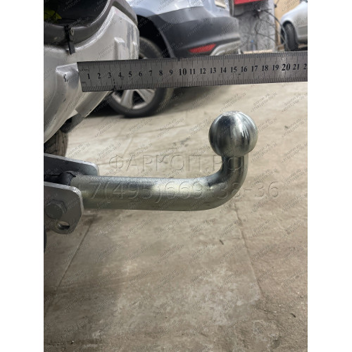 M082A GALIA Полностью оцинкованный фаркоп на Mitsubishi Pajero IV 2007-2020 (без подрезки бампера), Mitsubishi Pajero III 2000-2007 3/5 дверей V7 (невидимый вырез бампера). Тип шара: A. Нагрузки: 3500/135 кг, масса фаркопа 21,42 кг