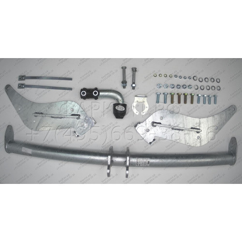 M091A GALIA Полностью оцинкованный фаркоп на Ford Ranger 1996-2007, 2007-2012, Mazda B2500 1996-2007, Mazda BT-50 2007-2012. Тип шара: A. Установка без снятия и выреза бампера. Нагрузки: 2600/75 кг, масса фаркопа 20,22 кг