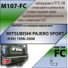 M107-FC Лидер-плюс ТСУ для Mitsubishi Pajero Sport 1998-2008 без снятия и выреза бампера. Тип шара: FC. Нагрузки: 1200/50 кг, масса фаркопа 15,86 кг (без электрики в комплекте)