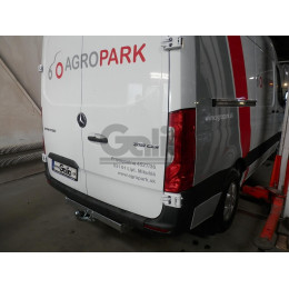 M118C GALIA Полностью оцинкованный фаркоп на Mercedes Sprinter 2006-2019, 2019- для моделей любой длины, без ступеньки, Volkswagen Crafter 2006-2017 для моделей любой длины, 