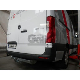 M118C GALIA Полностью оцинкованный фаркоп на Mercedes Sprinter 2006-2019, 2019- для моделей любой длины, без ступеньки, Volkswagen Crafter 2006-2017 для моделей любой длины, 