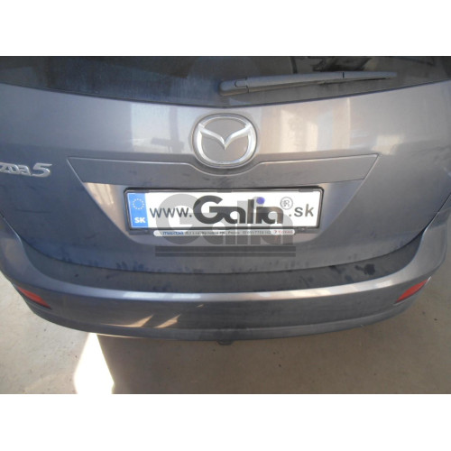 M124A GALIA Полностью оцинкованный фаркоп на Mazda 5 2005-2010, 2010-2015. Подрозетник убирается за бампер. Тип шара: A. Невидимый вырез бампера. Нагрузки: 1600/75 кг, масса фаркопа 17,01 кг