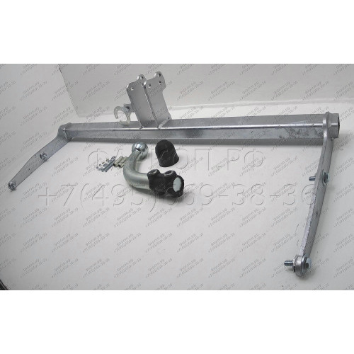 M124A GALIA Полностью оцинкованный фаркоп на Mazda 5 2005-2010, 2010-2015. Подрозетник убирается за бампер. Тип шара: A. Невидимый вырез бампера. Нагрузки: 1600/75 кг, масса фаркопа 17,01 кг