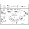M127A GALIA Полностью оцинкованный фаркоп на Mercedes GLK-Class x204 2008-2015. Подрозетник убирается за бампер. Тип шара: A. Невидимый вырез бампера. Нагрузки: 2500/100 кг, масса фаркопа 19,02 кг