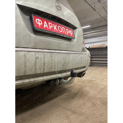 M127A GALIA Полностью оцинкованный фаркоп на Mercedes GLK-Class x204 2008-2015. Подрозетник убирается за бампер. Тип шара: A. Невидимый вырез бампера. Нагрузки: 2500/100 кг, масса фаркопа 19,02 кг