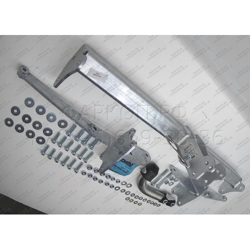 M127A GALIA Полностью оцинкованный фаркоп на Mercedes GLK-Class x204 2008-2015. Подрозетник убирается за бампер. Тип шара: A. Невидимый вырез бампера. Нагрузки: 2500/100 кг, масса фаркопа 19,02 кг