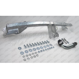 M128A GALIA Полностью оцинкованный фаркоп на Mercedes A-Class w176 дорестайлинг 2012-2015, Mercedes B-Class w246 2012-2019. Подрозетник убирается за бампер. Тип шара: A. Без в