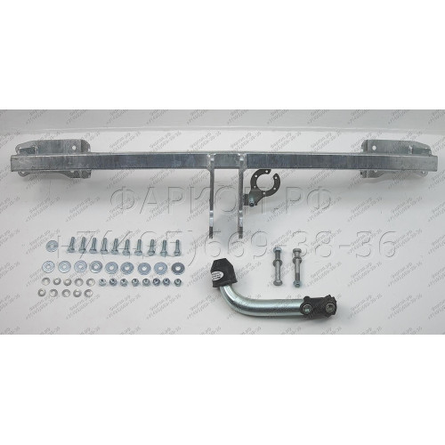 M128A GALIA Полностью оцинкованный фаркоп на Mercedes A-Class w176 дорестайлинг 2012-2015, Mercedes B-Class w246 2012-2019. Подрозетник убирается за бампер. Тип шара: A. Без выреза бампера. Нагрузки: 1600/100 кг, масса фаркопа 15,5 кг