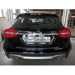 M134A GALIA Полностью оцинкованный фаркоп на Mercedes GLA-Class 2014-2019, Infiniti Q30 2016-2019, Infiniti QX30 2016-2019. Подрозетник убирается за бампер. Тип шара: A. Установка б