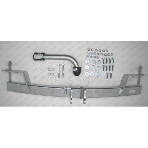 M134A GALIA Полностью оцинкованный фаркоп на Mercedes GLA-Class 2014-2019, Infiniti Q30 2016-2019, Infiniti QX30 2016-2019. Подрозетник убирается за бампер. Тип шара: A. Установка без выреза бампера. Нагрузки: 2000/100 кг, масса фаркопа 16,22 кг