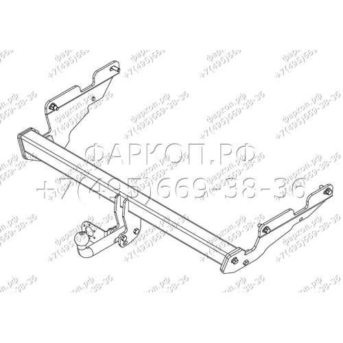 MZ 01 AVTOS Фаркоп на Mazda CX-5 2012-2017, 2017-2025 без подрезки бампера. Тип шара: A. Нагрузки: 1750/75 кг, масса фаркопа 19,5 кг (без электрики в комплекте)