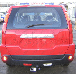 N-100 STEINHOF Фаркоп на Nissan X-Trail 2001-2007. Требуется подрезка бампера. Тип шара: A. Нагрузки: 2250/100 кг, масса фаркопа 18,2 кг (без электрики в комплекте)