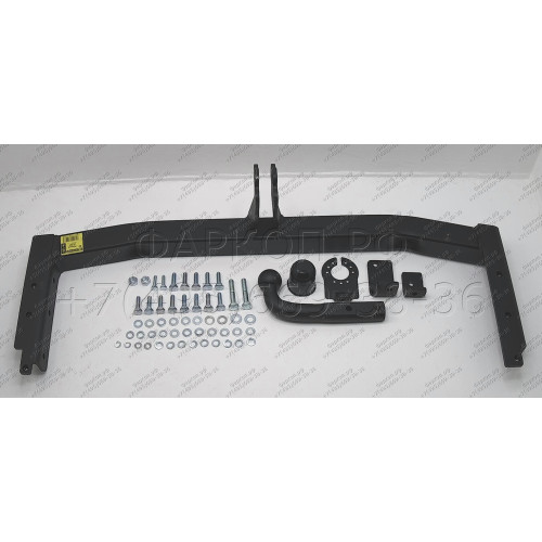 N-100 STEINHOF Фаркоп на Nissan X-Trail 2001-2007. Требуется подрезка бампера. Тип шара: A. Нагрузки: 2250/100 кг, масса фаркопа 18,2 кг (без электрики в комплекте)