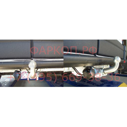 N047A GALIA Полностью оцинкованный фаркоп на Nissan Interstar 1998-2010, Opel Movano A 1999-2010, Renault Master 1998-2010. Тип шара: A. Установка без снятия и выреза бампера. Нагру
