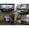 N052C GALIA Полностью оцинкованный фаркоп на Mercedes X-Class 2017-2020, Renault Alaskan 2016-, Nissan Navara D40 2005-2015, D23 2015-. Тип шара: C (горизонтальный съемный). Установка без снятия и выреза бампера. Нагрузки: 3500/150 кг, масса фаркопа 22,57