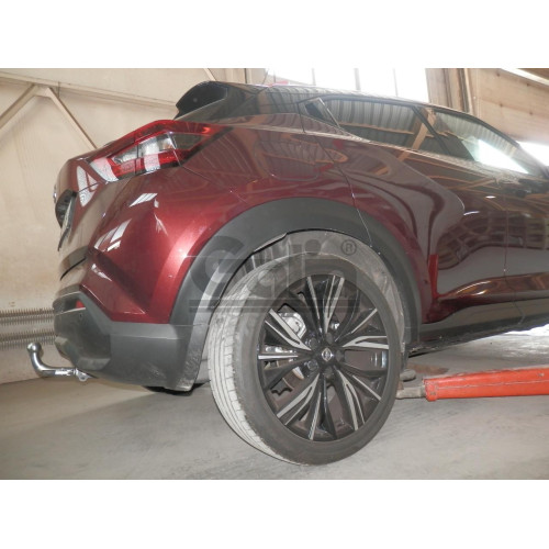 N059A GALIA Полностью оцинкованный фаркоп на Nissan Juke 2019-. Тип шара: A. Невидимый вырез бампера. Нагрузки: 1600/100 кг, масса фаркопа 15,42 кг