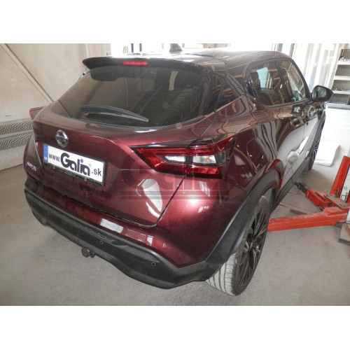 N059A GALIA Полностью оцинкованный фаркоп на Nissan Juke 2019-. Тип шара: A. Невидимый вырез бампера. Нагрузки: 1600/100 кг, масса фаркопа 15,42 кг