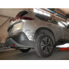 N061V GALIA Полностью оцинкованный фаркоп на Nissan X-Trail T33 2022-, Nissan Rogue T33 2021-. Подрозетник убирается за бампер. Тип шара: AV (вертикальное быстросъемное крепление шара на ключе). Невидимый вырез бампера. Нагрузки: 2000/100 кг, масса фаркоп