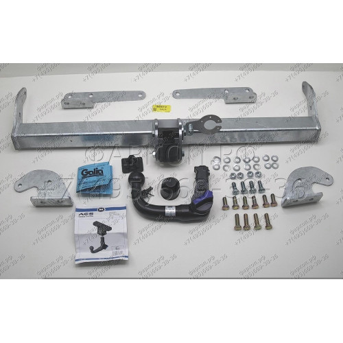 N061V GALIA Полностью оцинкованный фаркоп на Nissan X-Trail T33 2022-, Nissan Rogue T33 2021-. Подрозетник убирается за бампер. Тип шара: AV (вертикальное быстросъемное крепление шара на ключе). Невидимый вырез бампера. Нагрузки: 2000/100 кг, масса фаркоп